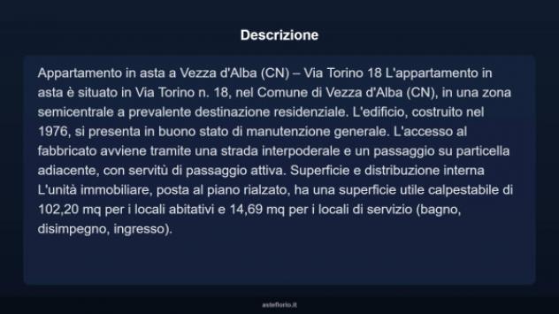 Immobile in asta di 172 m² con più di 5 locali in vendita a Vezza d'Alba - Foto 4