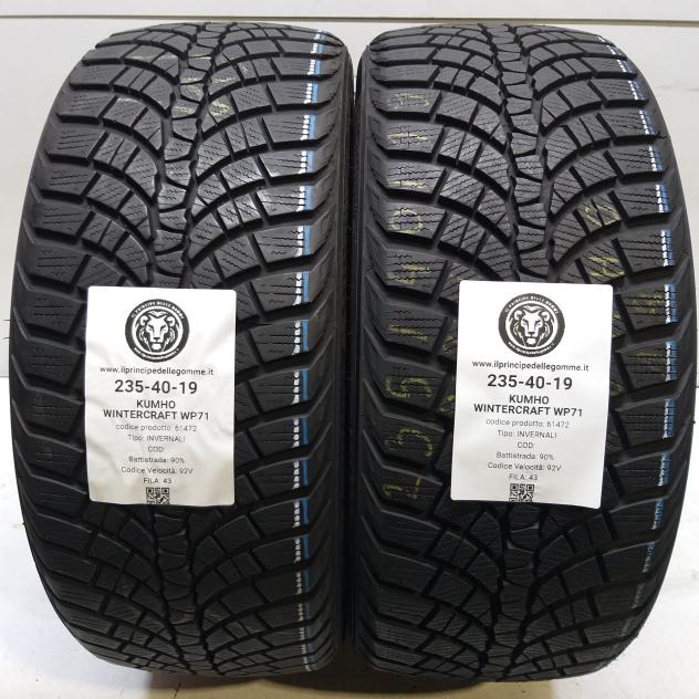 2 GOMME 235 40 19 KUMHO A61472
