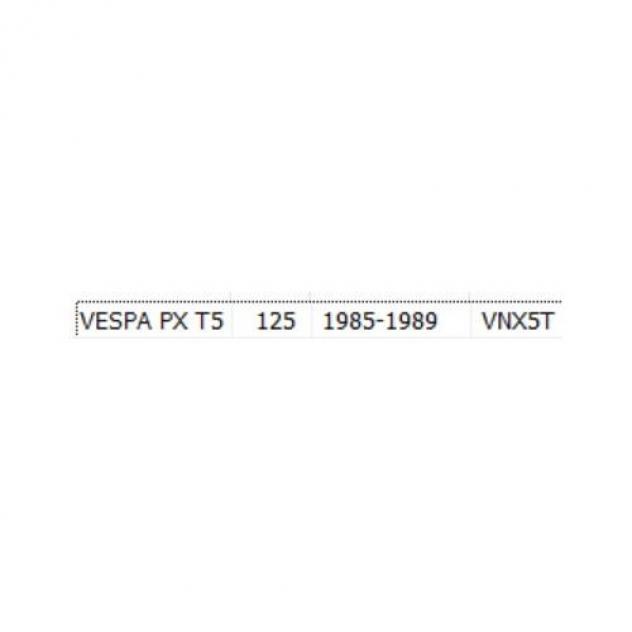 Portaoggetti Piaggio Vespa T5 nero - Foto 3