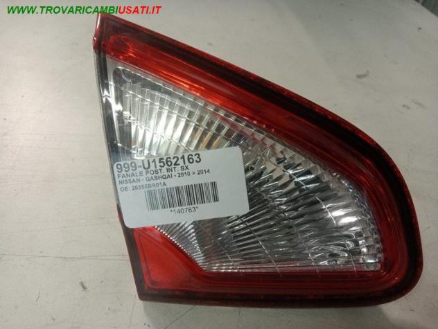 FANALE POST. INT. SX 999-U1562163 Parti elettriche  Fanaleria  Fanali  Fanale post. sx. NISSAN - QASHQAI - 2010  2014, NISSAN - QASHQAI +2 - 2010