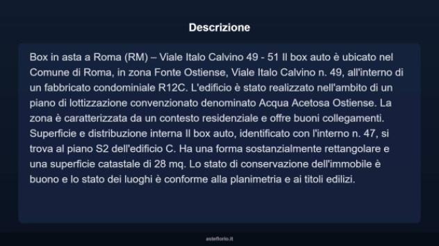 Immobile in asta di 28 m² in vendita a Roma - Foto 4