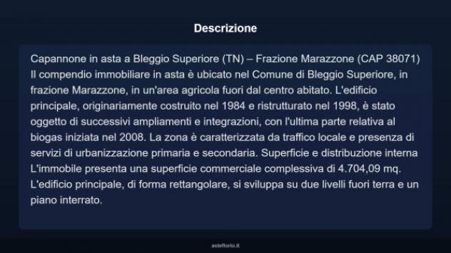 Immobile in asta di 4704 m² in vendita a Bleggio Superiore - Foto 9