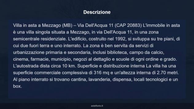 Immobile in asta di 316 m² con più di 5 locali e box auto doppio in vendita a Mezzago - Foto 13