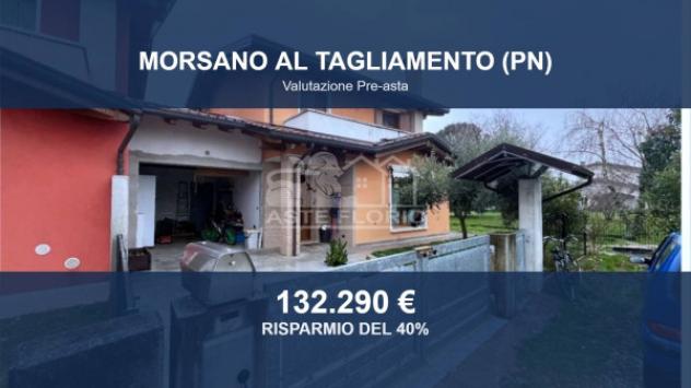 Immobile in asta di 222 m², box auto in vendita a Morsano al Tagliamento