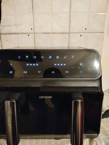 Friggitrice ad aria Cecotec Cecofry Dual 9000 - 9L - Doppia Zona - Foto 2