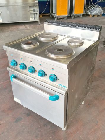 CUCINA ELETTRICA FORNO E 4 PIASTRE USATA - Foto 2