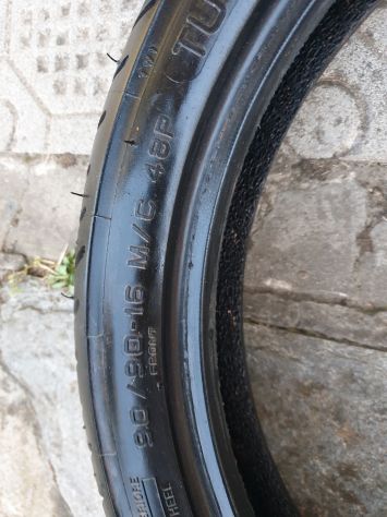 COPPIA PNEUMATICI CAGIVA Mito 1994 1995 1996 1997 1998 1999 - Foto 6