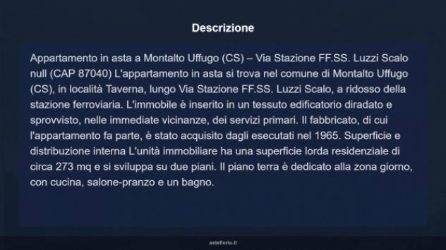 Immobile in asta di 273 m² con più di 5 locali in vendita a Montalto Uffugo - Foto 14