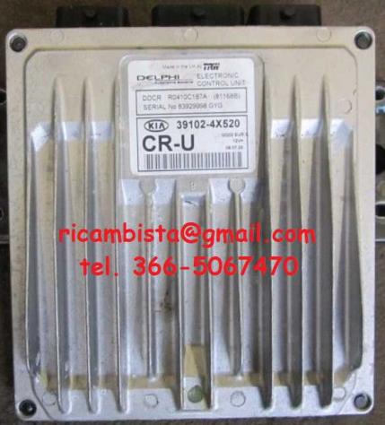 39102-4X520 R0410C187A Kia Carnival centralina motore