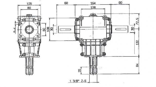 -RIDUTTORE D'ANGOLO PTO-R22T 1:2 - Foto 5