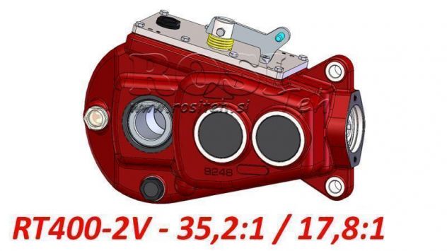 -RIDUTTORE - MOLTIPLICATORE RT4002V PER MOTORE IDRAULICO