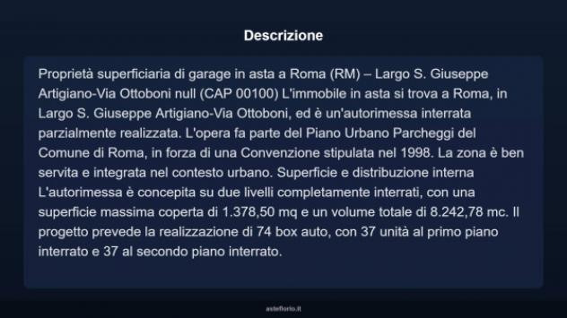 Immobile in asta di 1378 m² in vendita a Roma - Foto 3