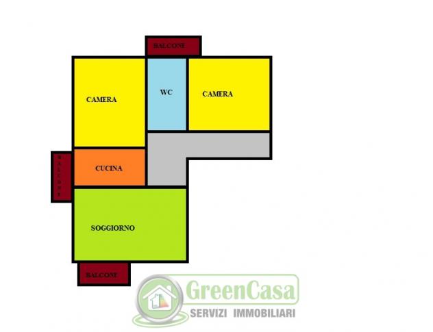 APPARTAMENTO di 3 vani e di 95 mq (CAVENAGO DI BRIANZA) rif. IGC 3 L 117 VIA GRAMSCI - Foto 12