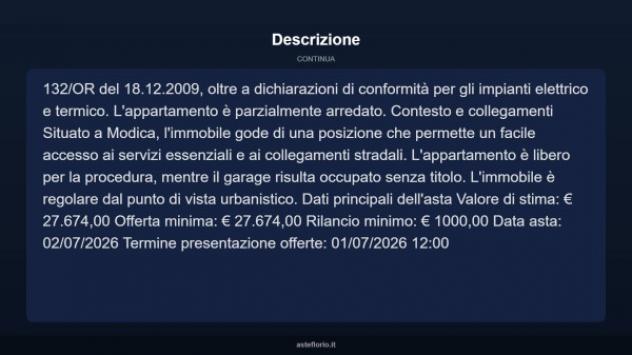 Immobile in asta di 53 m², box auto in vendita a Modica - Foto 4