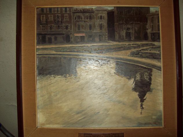 Olio su legno Vecchia Monza. - Foto 3