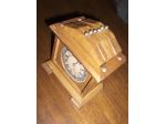 Antico Mobiletto Sottobichieri Orologio Legno