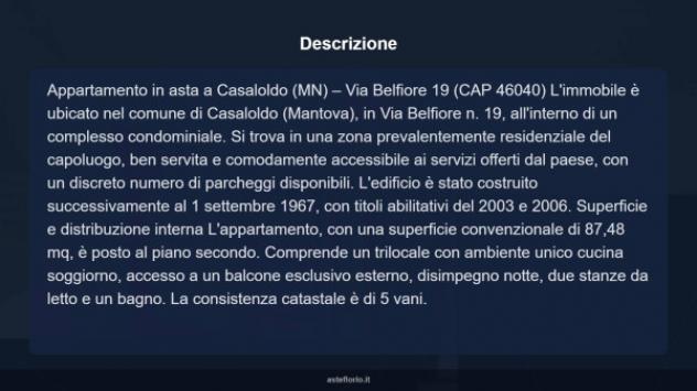 Immobile in asta di 87 m², box auto in vendita a Casaloldo - Foto 9