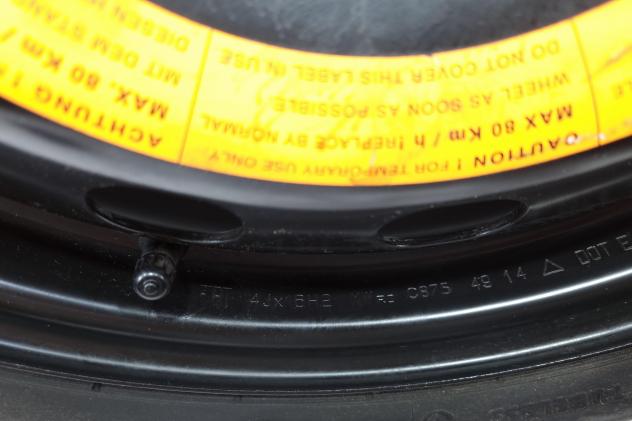 KIT RUOTINO DI SCORTA FIAT 500 L Serie (351_352) 51921404 552 80 444, 940 C1.000, 955 A3.000 Diesel 1600 (12) - Foto 12