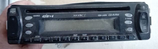Sintolettore CD Sony CDX-L420V non funzionante 45W x 4.