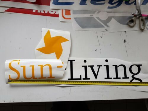 adesivo per camper sun living un elemento come in foto
