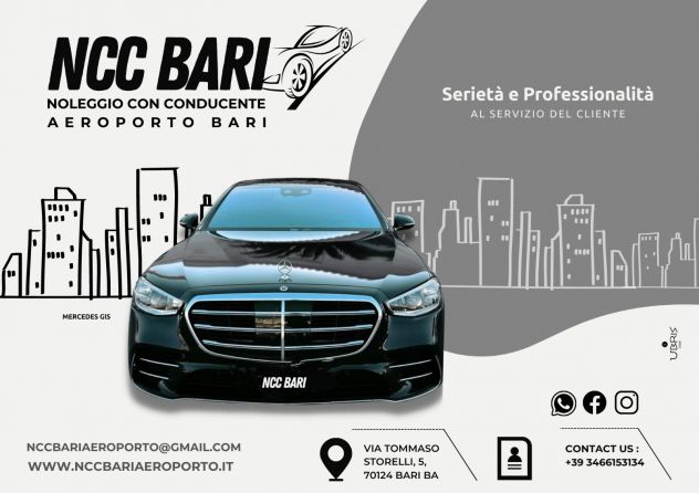 PugliaCab Servizio di Taxi e Ncc Bari Aeroporto - Foto 4