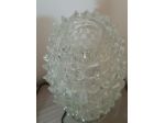 Vaso fiori vintage anni '30 in cristallo pigna