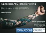 Abilitazione ASL Tattoo &amp; Piercing - CREMONA