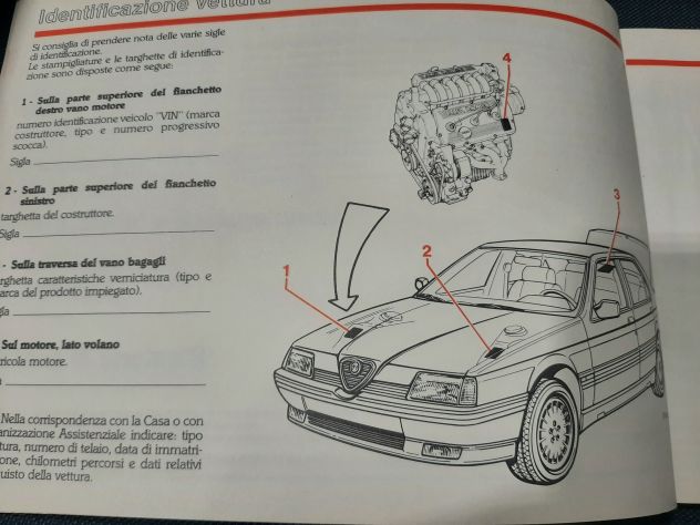 ALFA ROMEO 164 3.0 V 6 QUADRIFOGLIO  USO E MANUTENZIONE - Foto 5