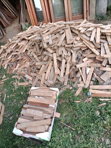 Vecchio parquet rovere e larice e travi - Foto 2