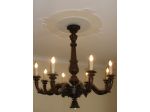 Lampadario in Legno Lavorato
