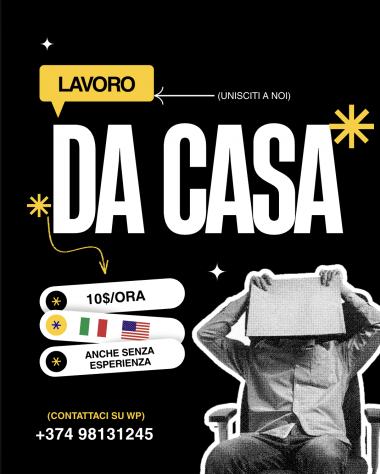 Lavoro da remoto  Parlanti italiani