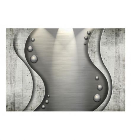 Fotomurale Adesivo A Zig Zag In Bianco E Nero ARREDALACASA - Foto 2