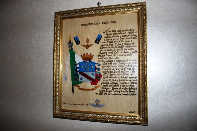 QUADRO PREGHIERA DELL'ARTIGLIERE - Foto 2