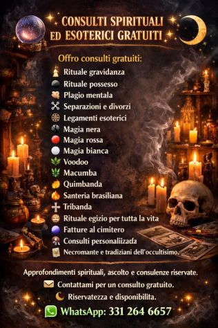 CONSULTI SPIRITUALI ED ESOTERICI GRATUITI