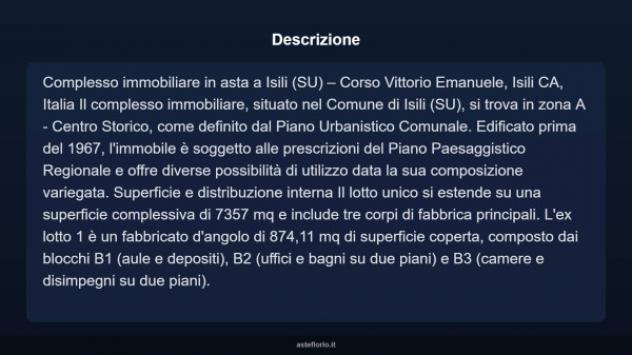 Immobile in asta di 7357 m² in vendita a Isili - Foto 10