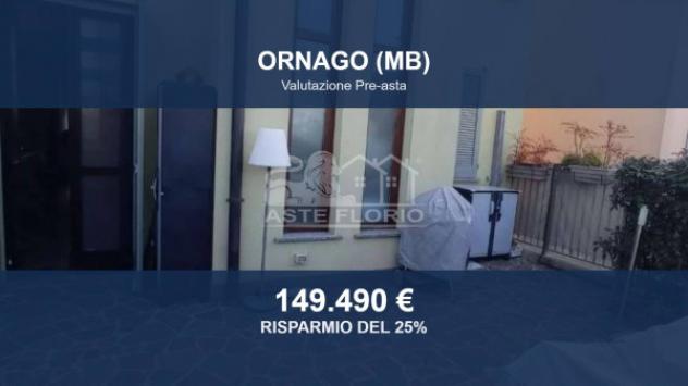 Immobile in asta di 106 m², box auto in vendita a Ornago