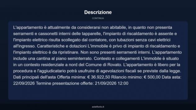 Immobile in asta di 96 m² in vendita a Rovato - Foto 15
