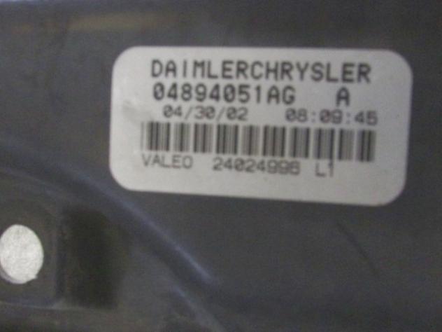 04894051AG GOCCIOLATOIO SOTTOPARABREZZA CHRYSLER VOYAGER 2.5 D 105KW 5M 5P (2002) RICAMBIO USATO - Foto 3