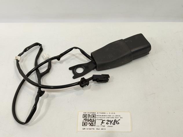 AGGANCIO CINTURA DI SICUREZZA ANT DX MITSUBISHI ASX 1° Serie 6187695A 6173458A 4N13 (10) - Foto 2
