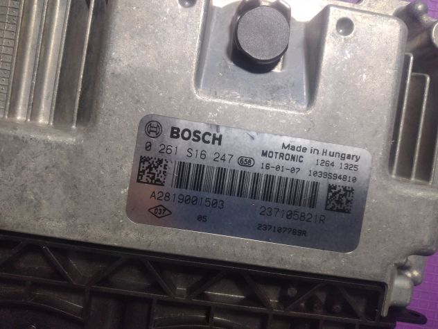 CENTRALINA MOTORE RENAULT TWINGO BOSCH 0 261 S16 247, 0261S16247, 237105821R Ce - Foto 6