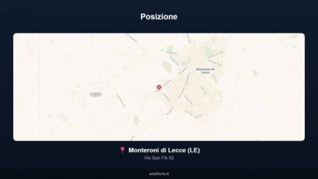 Immobile in asta di 246 m² con più di 5 locali in vendita a Monteroni di Lecce - Foto 6