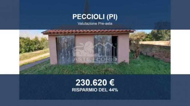 Immobile in asta di 383 m², box auto in vendita a Peccioli