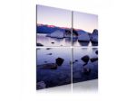 Quadro Nel Lago Sul Ghiacciaio ARREDALACASA
