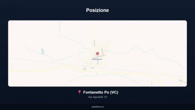 Immobile in asta di 321 m² con più di 5 locali in vendita a Fontanetto Po - Foto 17