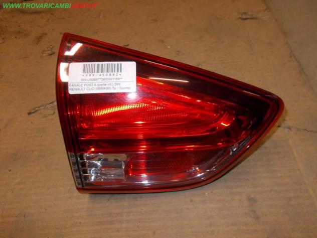 FANALE POST.S.(parte int.) SW RENAULT CLIO (B98/K98) 5p / Sporter  Parti elettriche  Fanaleria  Fanali  Fanale post. sx. RENAULT - CLIO IV 3/5P E SPOR