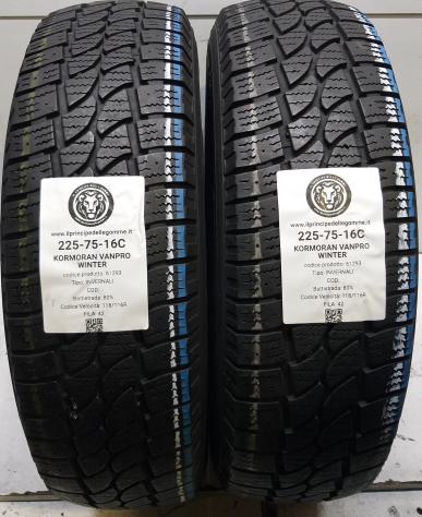 2 GOMME 225 75 16C KORMORAN A61293