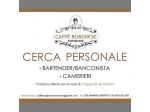 Cercasi Bartender/Banconista e Camerieri per le sedi di Poggiardo e Otranto