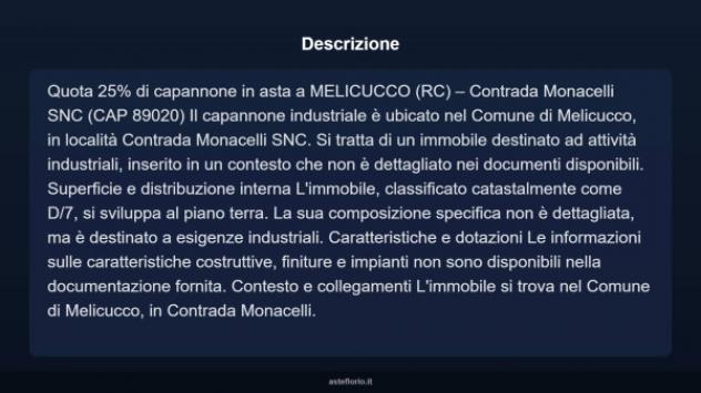 Immobile in asta di 200 m² in vendita a Melicucco - Foto 2