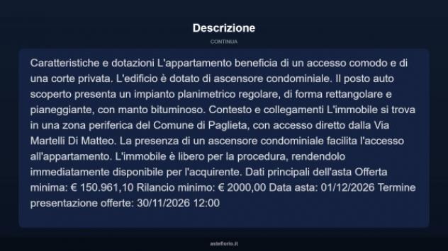 Immobile in asta di 90 m² con più di 5 locali e box auto in vendita a Paglieta - Foto 4