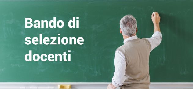 DOCENTI CON ESPERIENZA DI ALMENO TRE ANNI